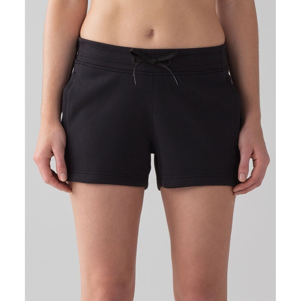 Lululemon NTS Short (3")  Black Women's Size 8 Stretch Soft